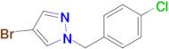 4-Bromo-1-[(4-chlorophenyl)methyl]-1h-pyrazole