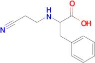 2-[(2-cyanoethyl)amino]-3-phenylpropanoic acid