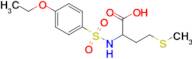 2-(4-Ethoxybenzenesulfonamido)-4-(methylsulfanyl)butanoic acid