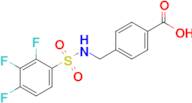 4-(2,3,4-Trifluorobenzenesulfonamidomethyl)benzoic acid