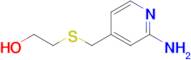 2-{[(2-aminopyridin-4-yl)methyl]sulfanyl}ethan-1-ol