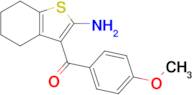 3-(4-Methoxybenzoyl)-4,5,6,7-tetrahydro-1-benzothiophen-2-amine