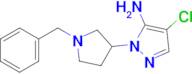 1-(1-Benzylpyrrolidin-3-yl)-4-chloro-1h-pyrazol-5-amine