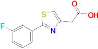 2-[2-(3-fluorophenyl)-1,3-thiazol-4-yl]acetic acid