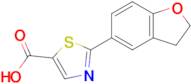 2-(2,3-Dihydro-1-benzofuran-5-yl)-1,3-thiazole-5-carboxylic acid