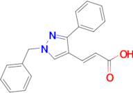 (2e)-3-(1-Benzyl-3-phenyl-1h-pyrazol-4-yl)prop-2-enoic acid