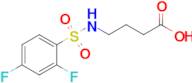 4-(2,4-Difluorobenzenesulfonamido)butanoic acid