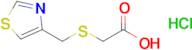 2-[(1,3-thiazol-4-ylmethyl)sulfanyl]acetic acid hydrochloride