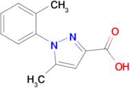 5-Methyl-1-(2-methylphenyl)-1h-pyrazole-3-carboxylic acid