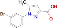 1-(3-Bromophenyl)-5-methyl-1h-pyrazole-3-carboxylic acid