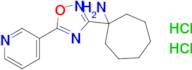 1-[5-(pyridin-3-yl)-1,2,4-oxadiazol-3-yl]cycloheptan-1-amine dihydrochloride