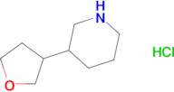 3-(Oxolan-3-yl)piperidine hydrochloride