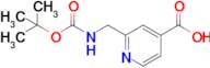 2-({[(tert-Butoxy)carbonyl]amino}methyl)pyridine-4-carboxylic acid