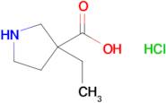 3-Ethylpyrrolidine-3-carboxylic acid hydrochloride