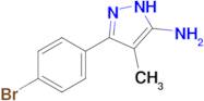 3-(4-Bromophenyl)-4-methyl-1h-pyrazol-5-amine