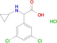 2-(Cyclopropylamino)-2-(3,5-dichlorophenyl)acetic acid hydrochloride