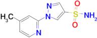 1-(4-Methylpyridin-2-yl)-1h-pyrazole-4-sulfonamide