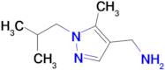 [5-methyl-1-(2-methylpropyl)-1h-pyrazol-4-yl]methanamine