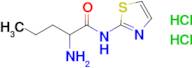 2-Amino-n-(1,3-thiazol-2-yl)pentanamide dihydrochloride