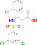 3-(2-Chlorophenyl)-3-(3,5-dichlorobenzenesulfonamido)propanoic acid