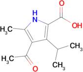 4-Acetyl-5-methyl-3-(propan-2-yl)-1h-pyrrole-2-carboxylic acid
