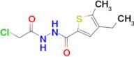 n'-(2-Chloroacetyl)-4-ethyl-5-methylthiophene-2-carbohydrazide