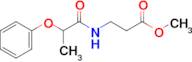 Methyl 3-(2-phenoxypropanamido)propanoate