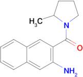 3-(2-Methylpyrrolidine-1-carbonyl)naphthalen-2-amine