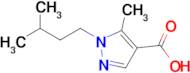 5-Methyl-1-(3-methylbutyl)-1h-pyrazole-4-carboxylic acid