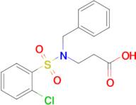 3-(n-Benzyl2-chlorobenzenesulfonamido)propanoic acid