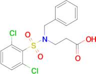 3-(n-Benzyl2,6-dichlorobenzenesulfonamido)propanoic acid