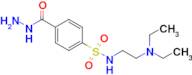 n-[2-(diethylamino)ethyl]-4-(hydrazinecarbonyl)benzene-1-sulfonamide