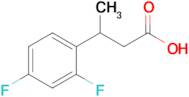 3-(2,4-Difluorophenyl)butanoic acid