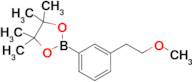 2-[3-(2-methoxyethyl)phenyl]-4,4,5,5-tetramethyl-1,3,2-dioxaborolane