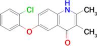 6-(2-Chlorophenoxy)-2,3-dimethyl-1,4-dihydroquinolin-4-one