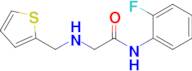 n-(2-Fluorophenyl)-2-[(thiophen-2-ylmethyl)amino]acetamide