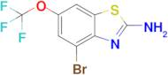 4-Bromo-6-(trifluoromethoxy)-1,3-benzothiazol-2-amine