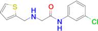 n-(3-Chlorophenyl)-2-[(thiophen-2-ylmethyl)amino]acetamide