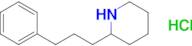 2-(3-Phenylpropyl)piperidine hydrochloride