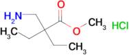 Methyl 2-(aminomethyl)-2-ethylbutanoate hydrochloride