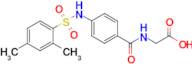 2-{[4-(2,4-dimethylbenzenesulfonamido)phenyl]formamido}acetic acid