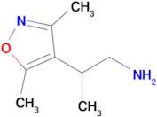 2-(Dimethyl-1,2-oxazol-4-yl)propan-1-amine