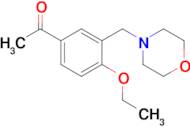 1-[4-ethoxy-3-(morpholin-4-ylmethyl)phenyl]ethan-1-one