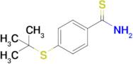 4-(tert-Butylsulfanyl)benzene-1-carbothioamide