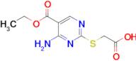 2-{[4-amino-5-(ethoxycarbonyl)pyrimidin-2-yl]sulfanyl}acetic acid