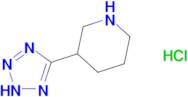 3-(2H-1,2,3,4-tetrazol-5-yl)piperidine hydrochloride