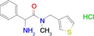 2-Amino-n-methyl-2-phenyl-n-(thiophen-3-ylmethyl)acetamide hydrochloride