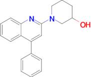 1-(4-Phenylquinolin-2-yl)piperidin-3-ol