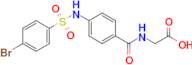 2-{[4-(4-bromobenzenesulfonamido)phenyl]formamido}acetic acid