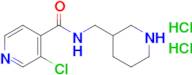 3-Chloro-n-(piperidin-3-ylmethyl)pyridine-4-carboxamide dihydrochloride